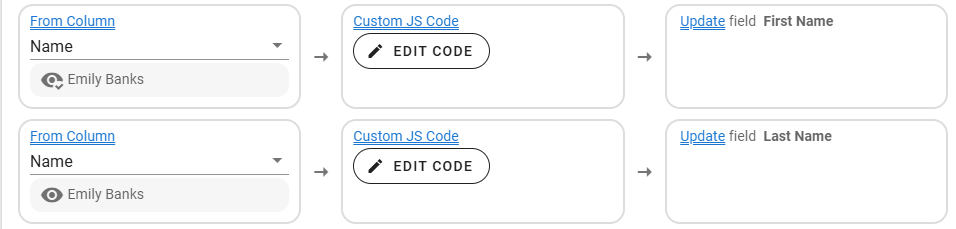 import transform screenshot