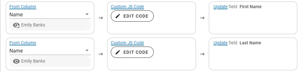 import transform screenshot