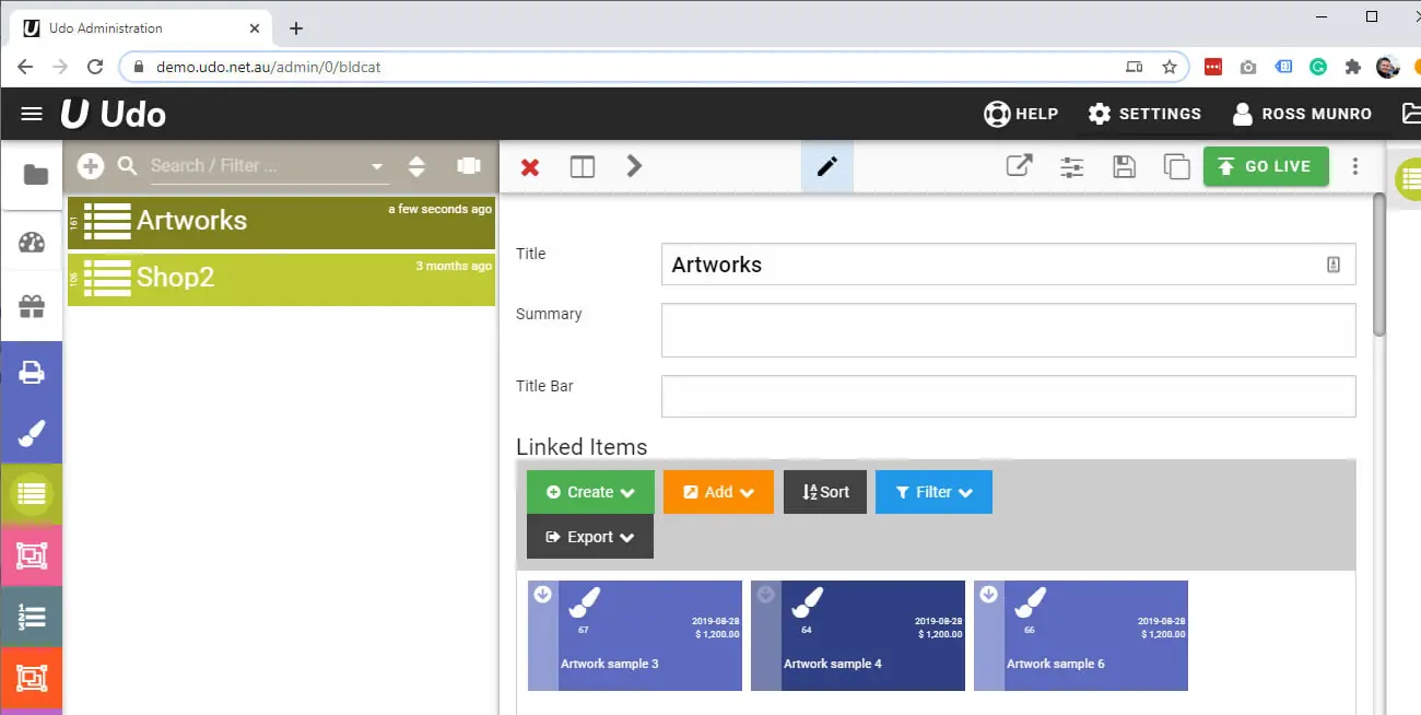 Artworksremove category